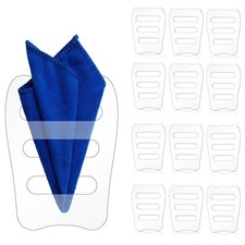 Clear Invisible Pocket Square Holder for Men Black Pocket Square Organizer