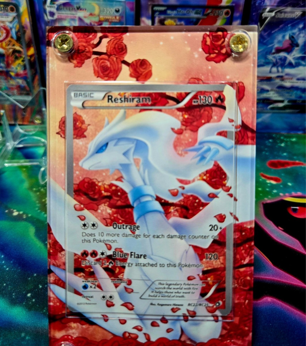 Pokemon Reshiram RC22/RC25 Legendary Treasures Extended Art Custom
