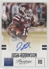 2015 Panini Prestige Rookie Signatures Josh Robinson #252 Auto 1k5