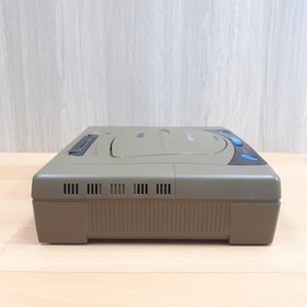 SEGA SATURN CONSOLE Japan Gray bundle with 2 controllers & 8 games tested NTSC-J