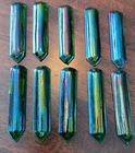 10 Antique 1910 Tiffany Studios Favrile or Steuben Iridescent 4" Prisms NOS #2