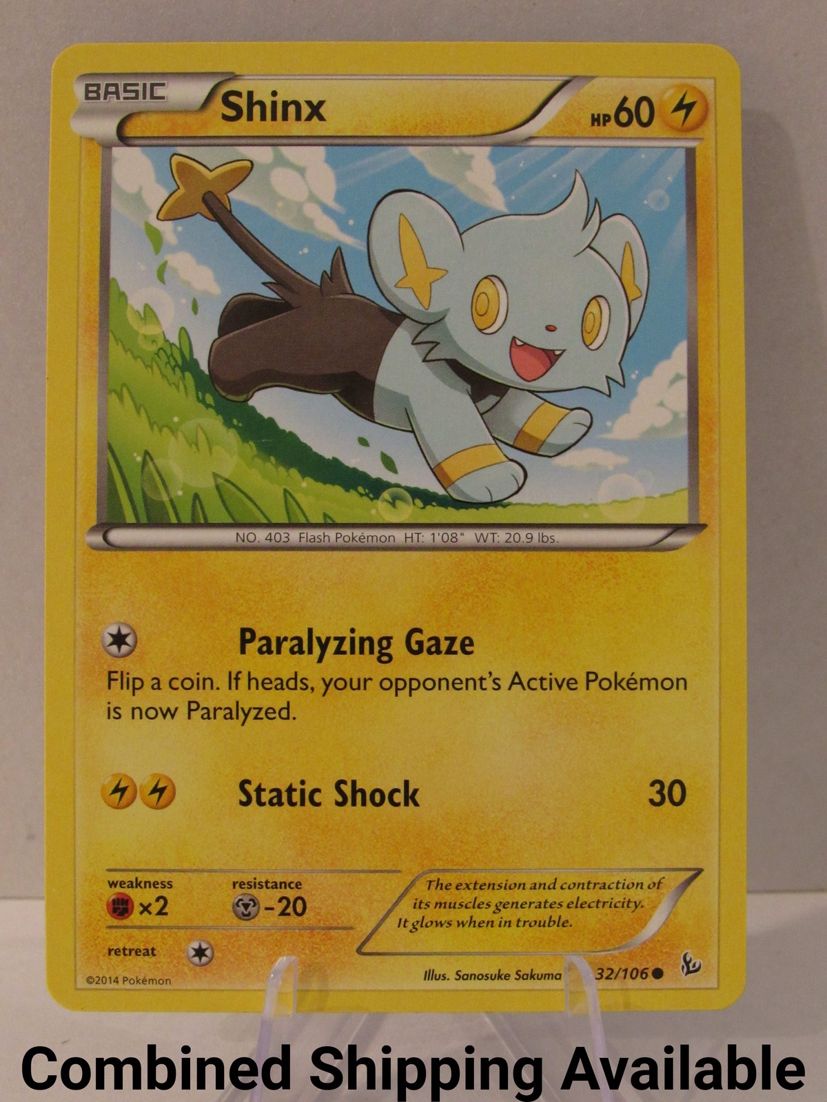 Shinx 32/106 XY - Flashfire NM English 17498