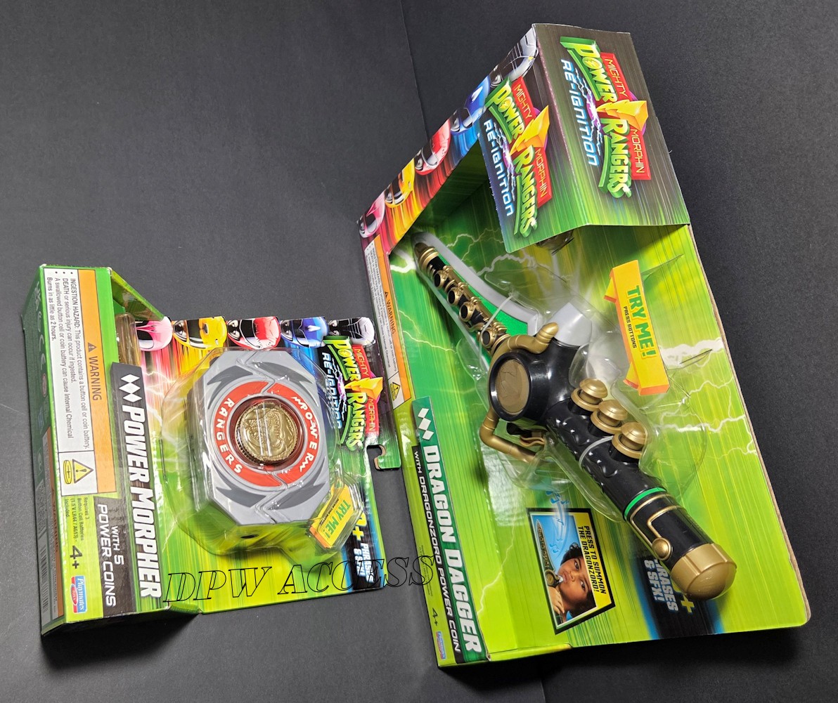 🎁2 PCS Power Rangers Re-Ignition Morpher + Dragon Dagger Bundle 6
