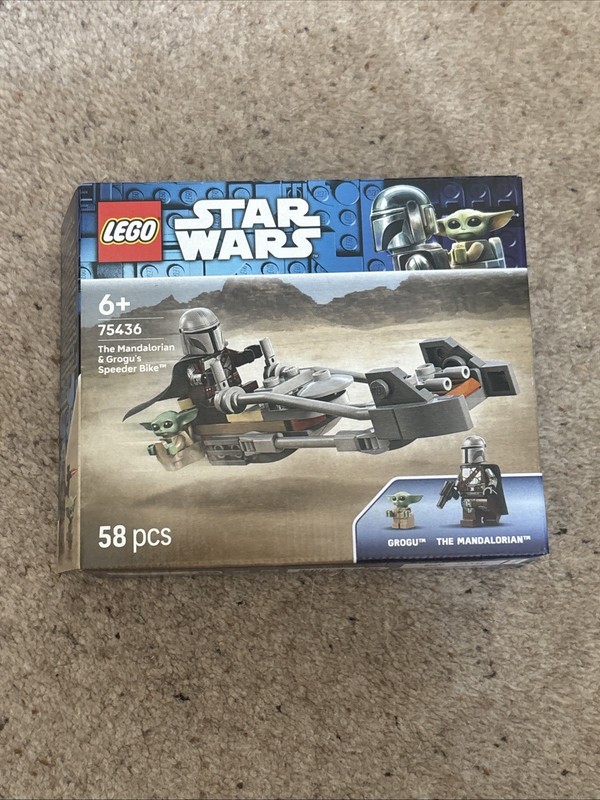 Lego Star Wars Mandalorian And Grogu’s Speeder Bike 75436 BUILD ONLY