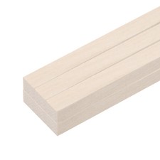 6 bâtons bois 5/8"x5/8"x15" pour DIY cubes rectangulaires