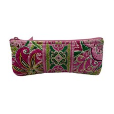 Pink & Green Paisley Cosmetic Case