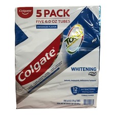Colgate Total Whitening Toothpaste, Paste (6 oz., 5 pk.) 0.73 per gallon