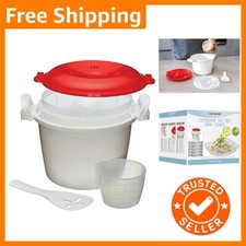 Image of Effortless 1.5L Rice Cooker - Microwave & Dishwasher Safe, Light & Portable