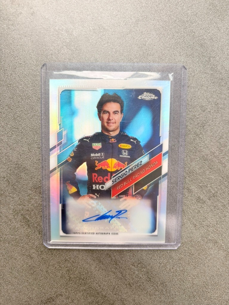 2021 Topps Chrome Formula 1 - Autographs Sergio Perez Auto  #CA-SP /85