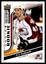 2009-10 Collector's Choice T.J. Galiardi Rookie Colorado Avalanche #248