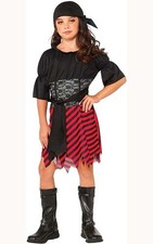 PIRATE GIRL CHILD FANCY DRESS HALLOWEEN CARIBBEAN COSTUME