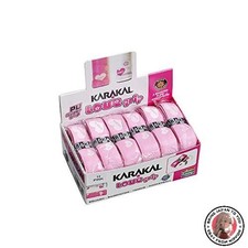 NEW KARAKAL SUPER LOVE PU Grips for All Racket Sports Box 12 Pink Set of 12 KJ
