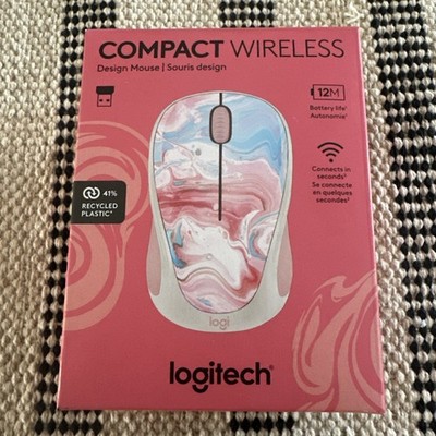   Logitech Design Collection Wireless Mouse - Cotton Candy Limited Edition NIB