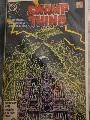 Swamp Thing #52 September 1986 Batman Cameo DC Comics