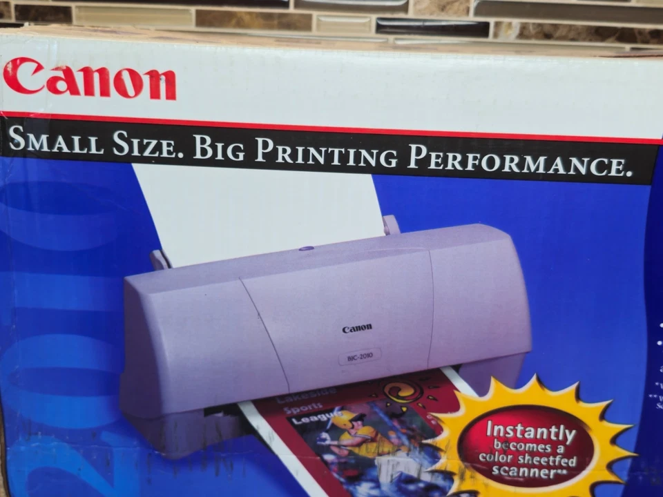 Vtg Canon BJC-2010 Color Bubble Jet Printer Brand New Open Box - Image 3 of 4