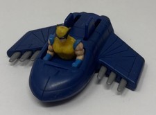 1996 Marvel McDonalds Happy Meal Toy - Wolverine 3 in Blue Ship X Men