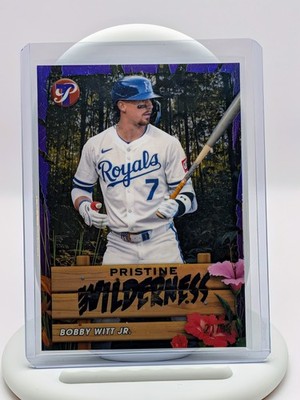 2026 Topps Pristine Bobby Witt Jr. Pristine Wilderness Purple Refractor /99 KC