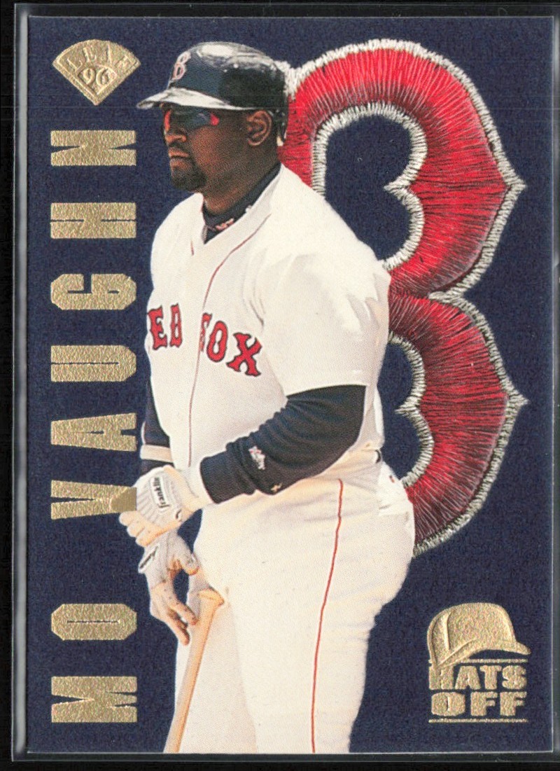 Mo Vaughn 1996 Leaf Hats Off /5000 #4 Boston Red Sox