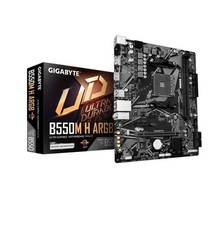 Gigabyte B550M H ARGB Micro-ATX AMD B550 motherboard with AM4 support, PCIe