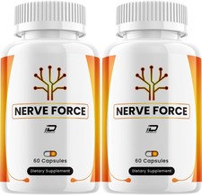  2 Pack Nerve Force Capsules   NerveForce Natural Ingredients Glycogen Support