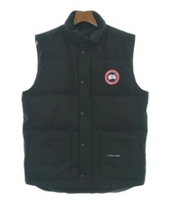 Canada Goose Men's Down Vest Black Used Vintage Jacket Size M