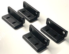Polyplastic Fixed Window Bracket Set of 4 for Caravan or Motorhome - WFB4