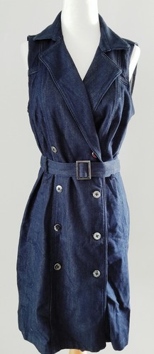 WHITE HOUSE BLACK MARKET DENIM DRESS SZ 