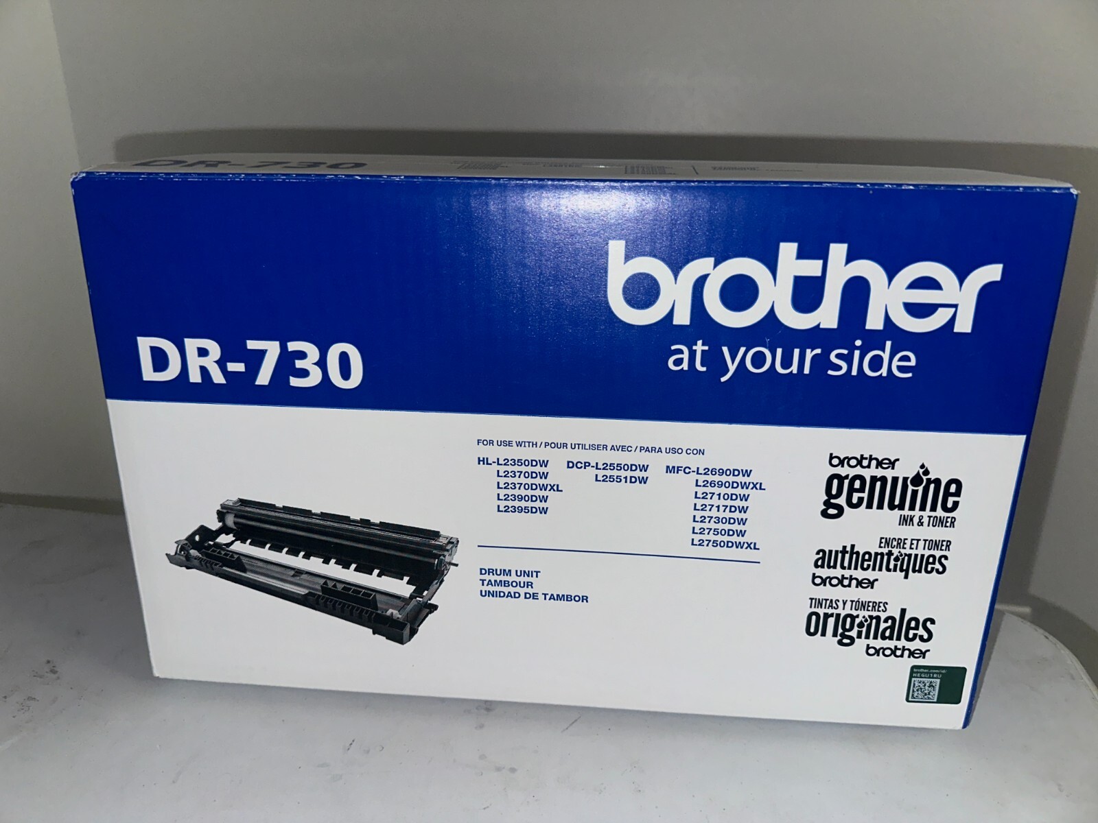 Brother DR730 Black Toner Drum Unit Genuine Brand New Unopened