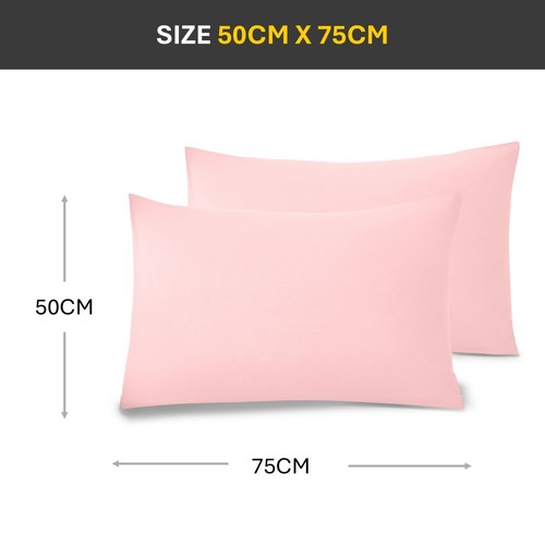 4 Pack Pillow Cases Brushed Microfibre Plain Pillowcases Envelope Close 50x75cm - Picture 34 of 74