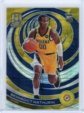2022-23 Panini Spectra Gold Prizm #196  Bennedict Mathurin No 1 of 10