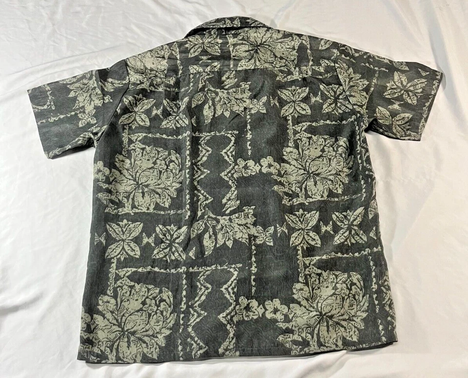Camisa Hawaiana Manga Corta Roundy Bay Adulto Hombre Talla Grande Abotonada Informal Foto 2 de 4