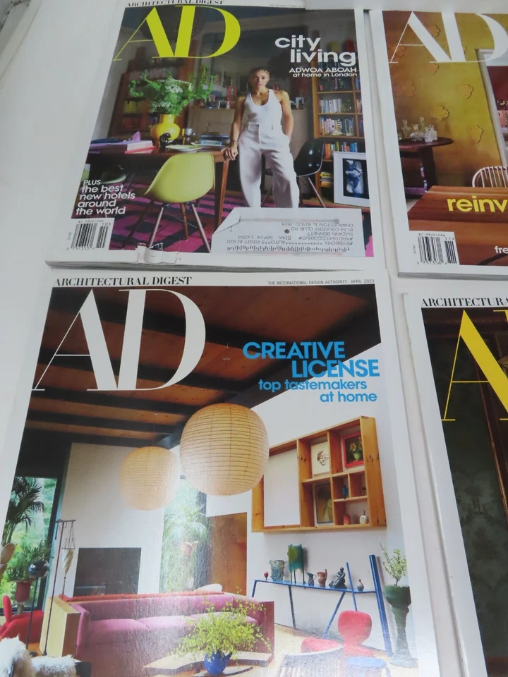 Lot 8 Architectural Digest Magazine 2023 Magazines - Imagem 4 de 4