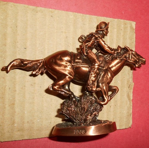 Ornement souvenir Hallmark - Cavalier Pony Express - Série Old West - 1998 - Photo 6 sur 9