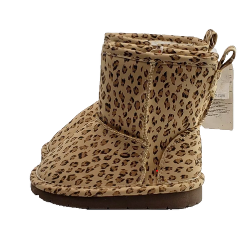 Baby Gap Girls Leopard Boots Sherap Lined Size 6 NEW - Picture 5 of 14