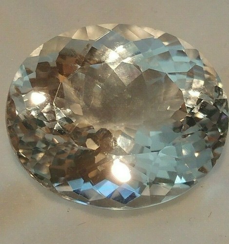 23 ct. Lustrous RARE Natural Earth-Mined GOSHENITE Beryl - Custom Oval