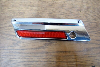 専用2 HARLEY-DAVIDSON CHROME SADDLEBAG LATCH FACE PLATE W/ REFLECTOR | eBay