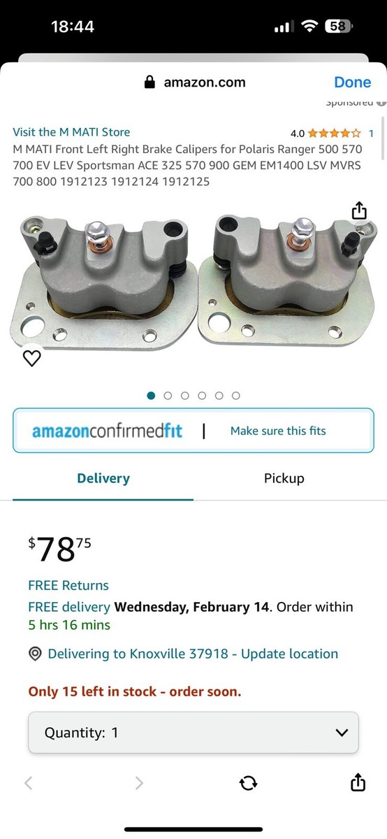 Brake Caliper For M MATI Front Left Right Brake Calipers For