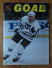 GOAL HARTFORD WHALERS vs ST LOUIS BLUES November 21 1986 Program ULF SAMUELSSON