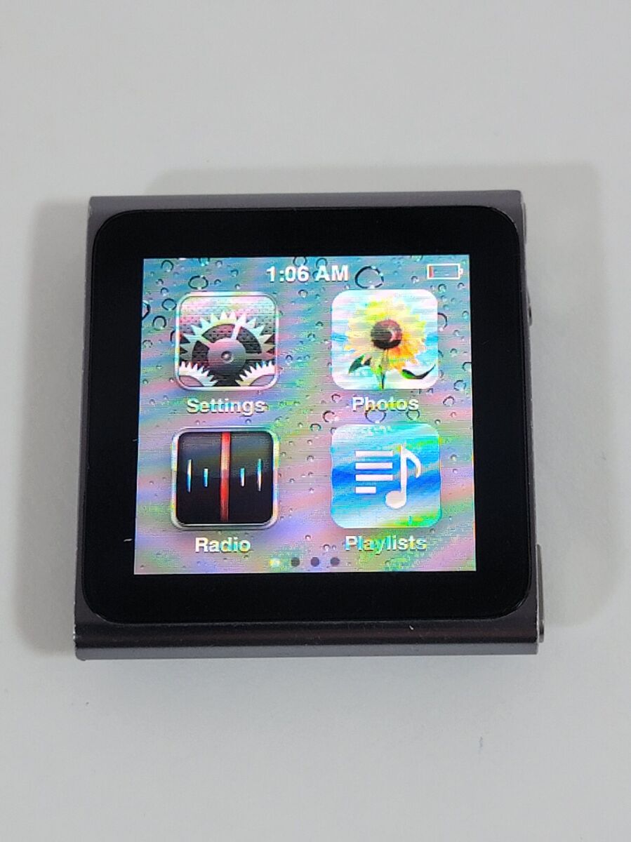 Apple iPod Nano 6th Generation Graphite (8 GB) (MC689LL) | eBay Apple iPod Nano 6th Generation Graphite (8 GB) (MC689LL) | eBay