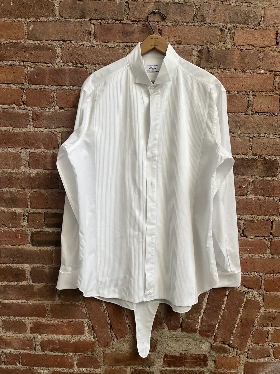 美品 Brioni シルク シャツ 43 / 17 イタリア製 中古 USED 美品 Brioni シルク シャツ 43 / 17 イタリア製 中古 USED