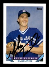 1993 Topps #564 Mike Timlin HAND SIGNED AUTO