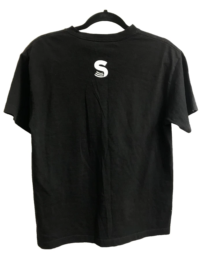 Camisa STREET DREAMS Para Hombres Mediana Compton Cube Dreamers Gráfica Negra Desvanecida Camiseta Foto 3 de 4