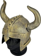 Medieval Viking Age Horned Viking Helmet Berserker Soldier Warrior Costume