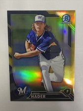 2016 Bowman Chrome Prospects Black & Gold Refractor Josh Hader #BCP216