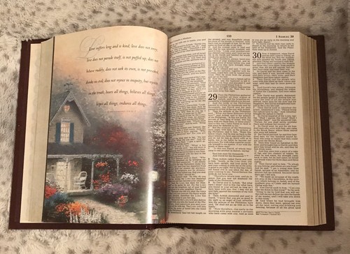 Holy Bible Thomas Kinkade New King James Version Painter of Light NKJV 2002 - Picture 7 of 11
