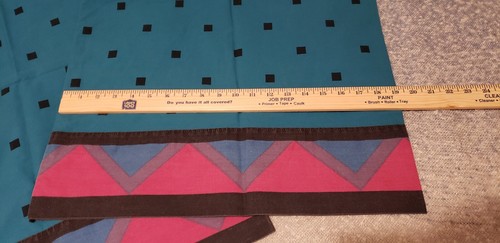 Vintage Westpoint Stevens Pillowcase Set Standard USA 80's 90's Retro Geometric - Picture 7 of 7