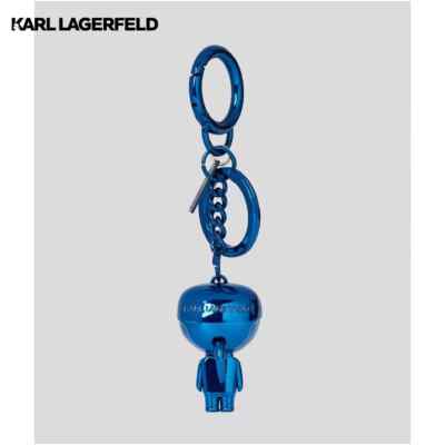 【KARL LAGERFELD】キーホルダー ※送関込 Karl Lagerfeld K/IKONIK Metal KARL Keychain Silver Gunmetal