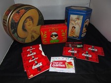 Vintage 1998/ 1999 Coca Cola Coke Card in Sleeves Rewards Coupons + Pin & Tins