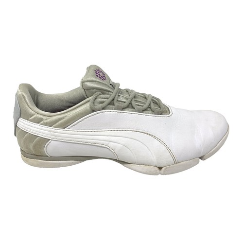 Puma Super Cell Fusion Ice Golf Shoes White, Orange, Silver 