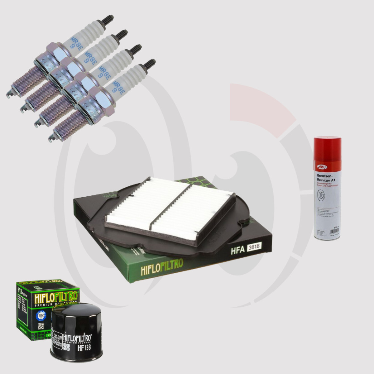 Kit maintenance Suzuki SV 650 ans 2016 à 2023 pour révision garage
